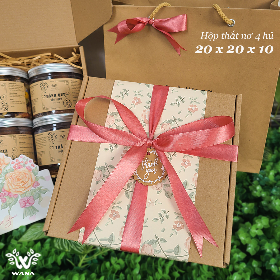 Hộp quà 8/3 bánh kẹo dinh dưỡng - Ảnh 3