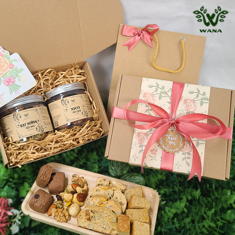 Hộp quà 8/3 bánh kẹo dinh dưỡng - Ảnh 2
