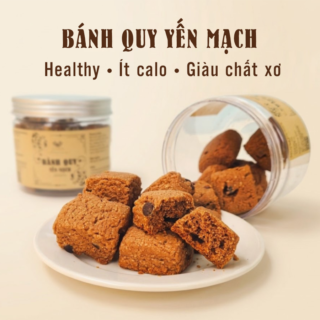 Bánh Quy Yến Mạch Socola Healthy Wana – Ít Ngọt, 75% Yến Mạch